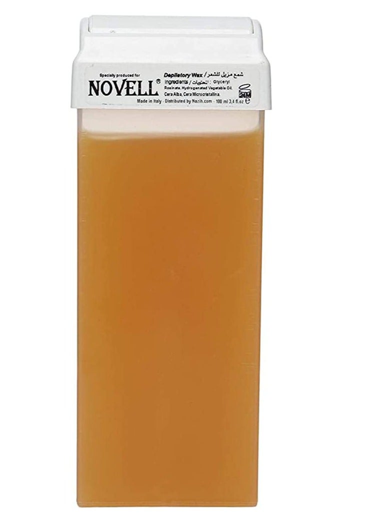 NOVELL عبوة من 2 - إعادة تعبئة شمع إزالة الشعر بالعسل بيج 100ml - Image 2